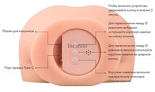 LOLA Cutie Lush Мастурбатор реалистичный с вибрацией и всасыванием Lola  