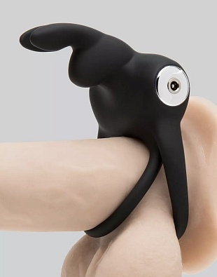 Happy Rabbit Cock Ring Эрекционное виброкольцо с подхватом мошонки 50 Shades of Grey  