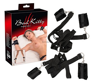 Bad Kitty Bed Shackles Фиксация на кровать, наручники и наножники ORION  