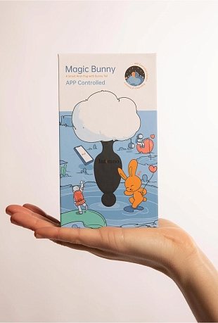 Magic Bunny Вибропробка со хвостиком и приложением Magic Motion  