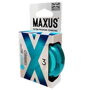 MAXUS G spot Презервативы стимулирующие, двойная спираль   