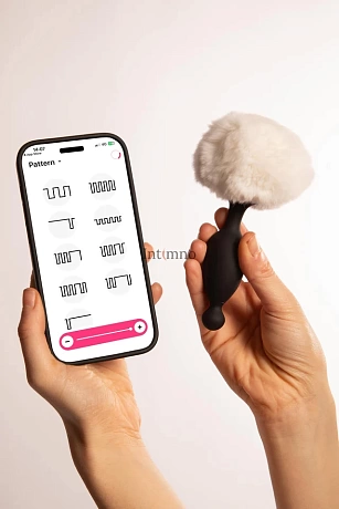 Magic Bunny Вибропробка со хвостиком и приложением Magic Motion  