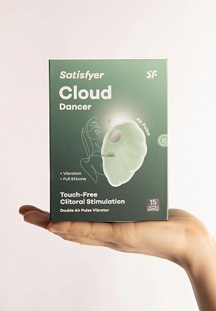 Satisfyer Cloud Dancer Вакуумный стимулятор клитора с вибрацией Satisfyer  