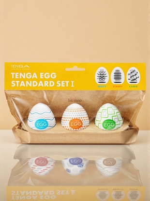 Tenga Egg Standard Set Набор мастурбаторов, 3 шт Tenga  Япония